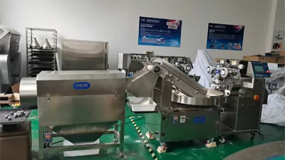 Automatic Rotary Flour Coating Machine